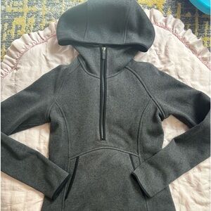 Lululemon fleece And Thank You Hooded Half Zip